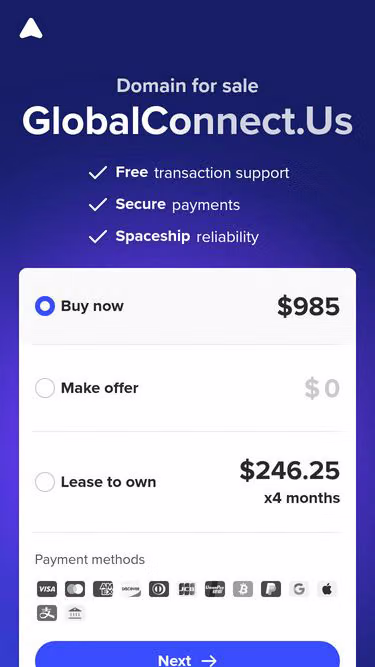 Screenshot of globalconnect.us