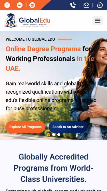 Screenshot of globaledu.ac