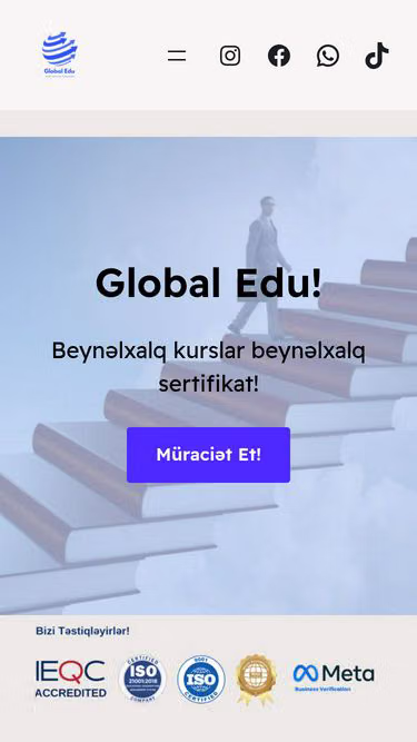 Screenshot of globaledu.az