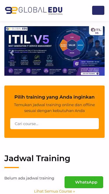 Screenshot of globaledu.co.id