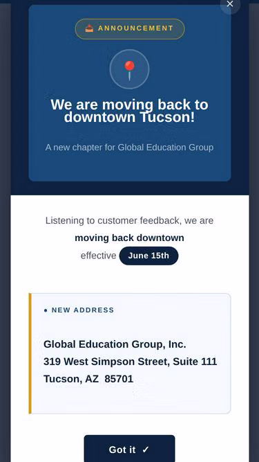 Screenshot of globaledu.com