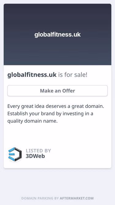 Screenshot of globalfitness.uk