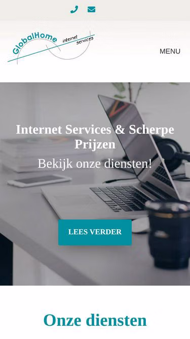 Screenshot of globalhome.nl