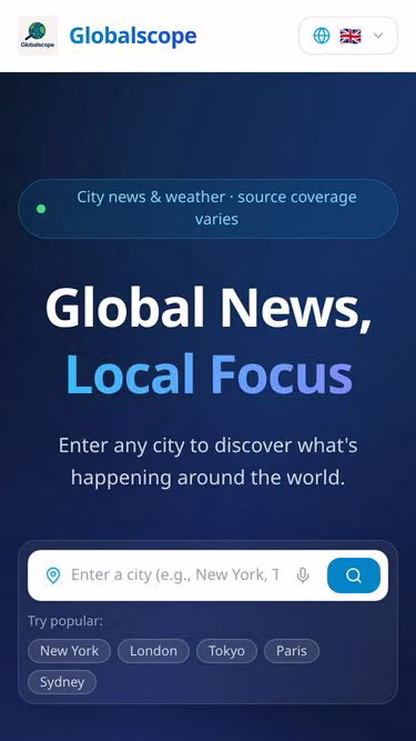 Screenshot of globalhorizon.news
