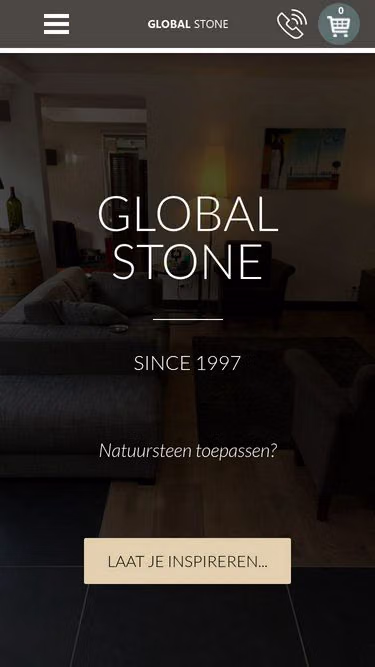 Screenshot of globalstone.nl