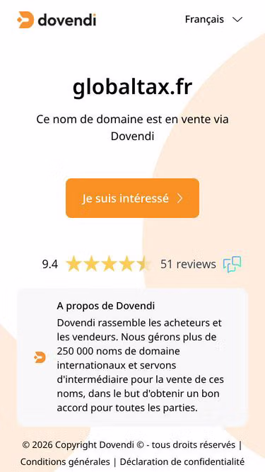 Screenshot of globaltax.fr