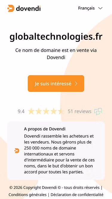 Screenshot of globaltechnologies.fr