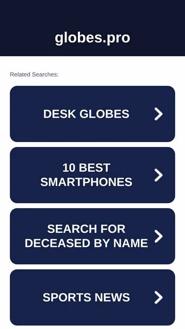 Screenshot of globes.pro