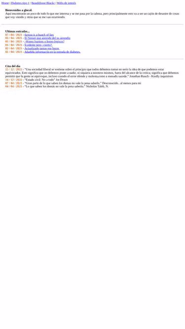 Screenshot of glocal.es