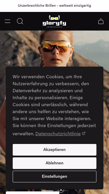 Screenshot of gloryfy.store