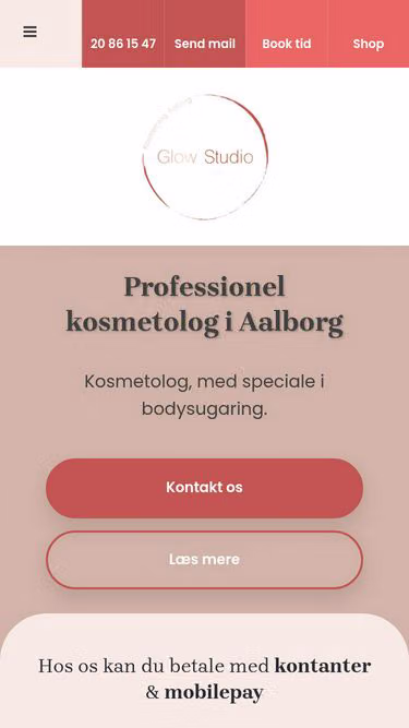 Screenshot of glowstudio.dk