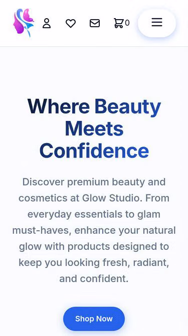 Screenshot of glowstudio.live