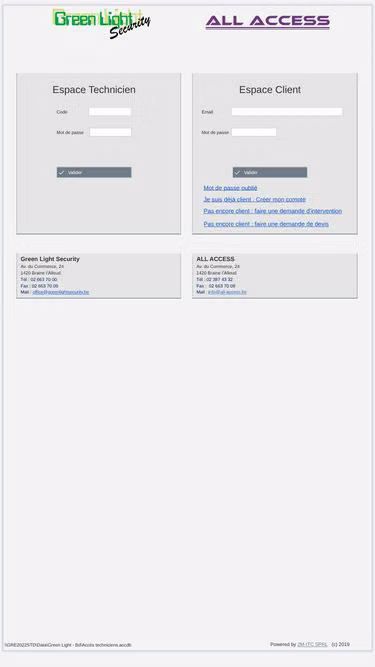 Screenshot of gls.be