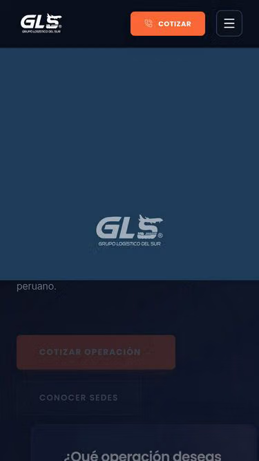 Screenshot of gls.com.pe