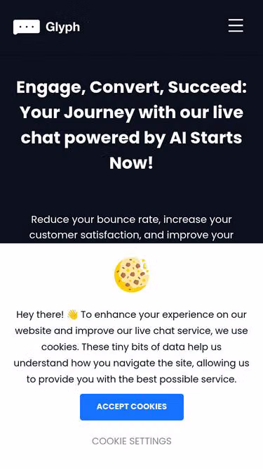 Screenshot of glyph.chat