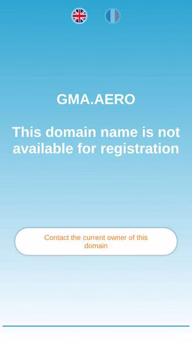Screenshot of gma.aero