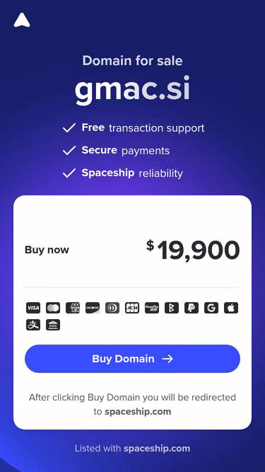Screenshot of gmac.si