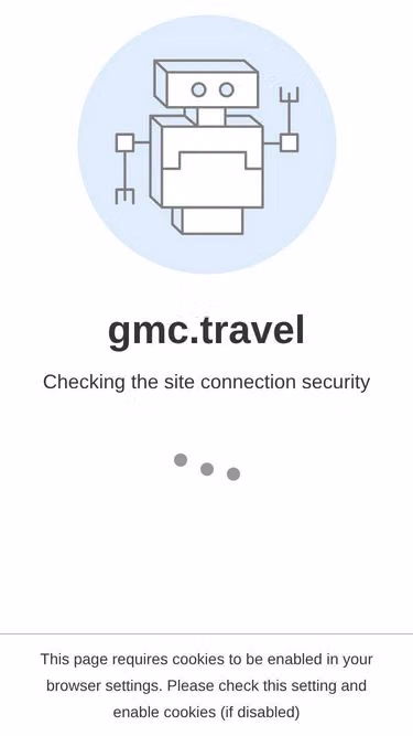 Screenshot of gmc.travel