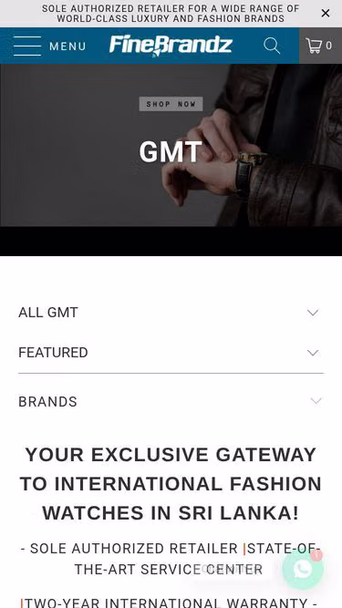 Screenshot of gmt.lk
