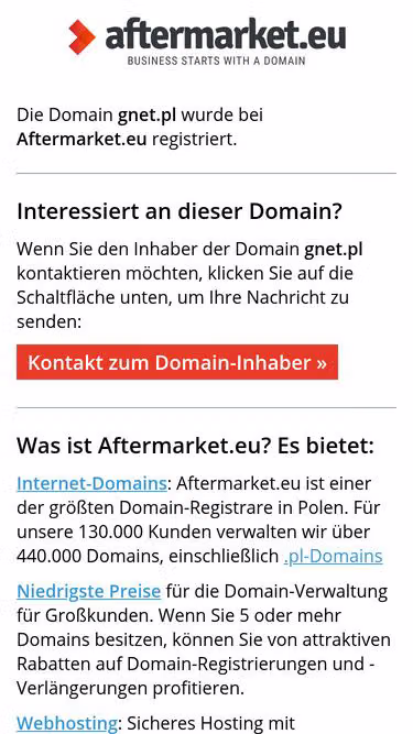 Screenshot of gnet.pl