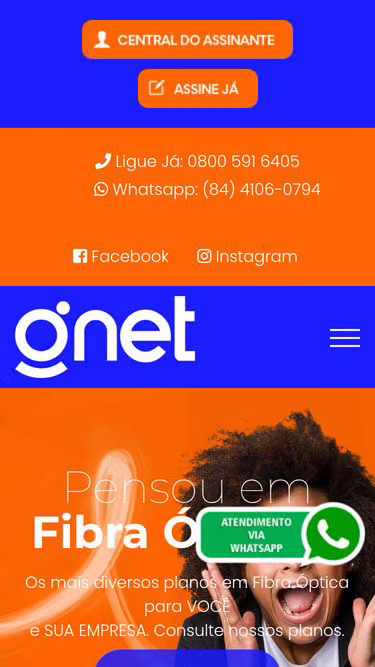 Screenshot of gnet.psi.br