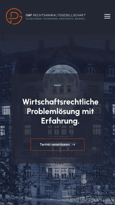 Screenshot of gplaw.de