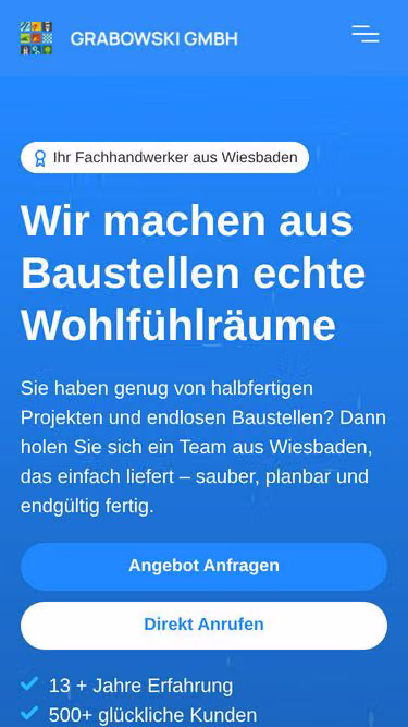Screenshot of grabowski.gmbh