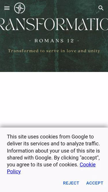 Screenshot of gracechurch.today