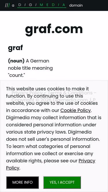 Screenshot of graf.com