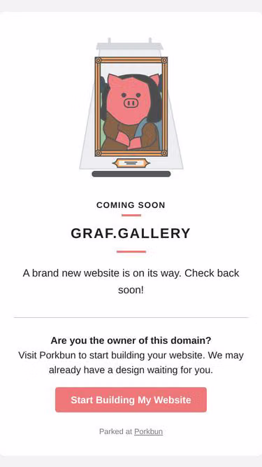 Screenshot of graf.gallery