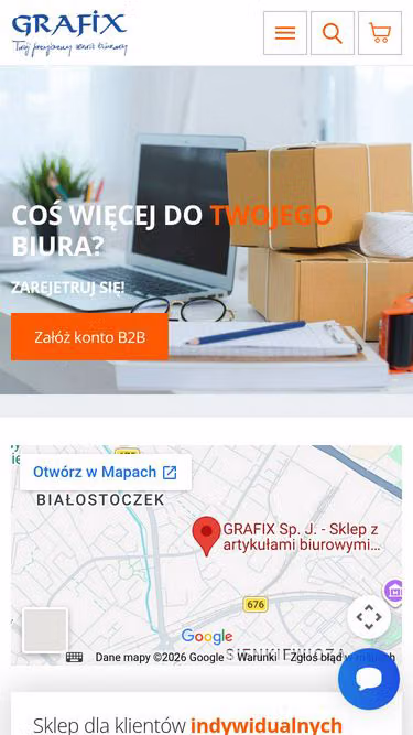 Screenshot of grafix.bialystok.pl