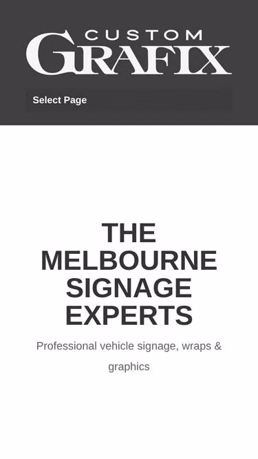 Screenshot of grafix.com.au