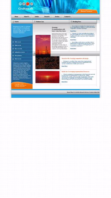 Screenshot of graham.dk