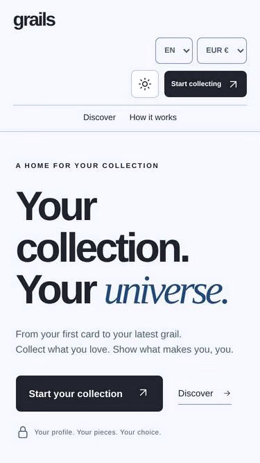 Screenshot of grails.lol