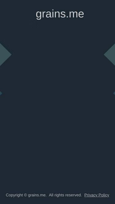 Screenshot of grains.me