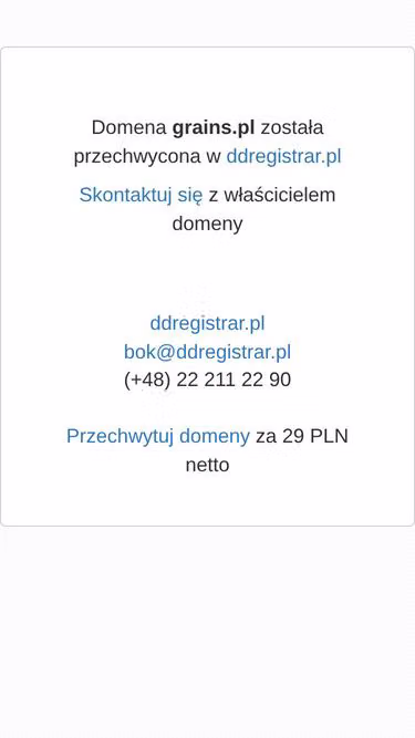 Screenshot of grains.pl