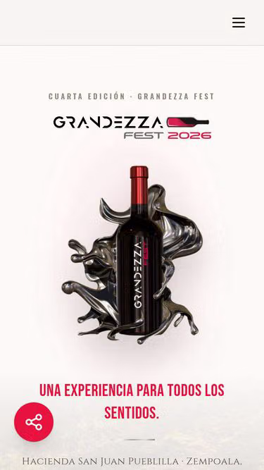 Screenshot of grandezza.com.mx
