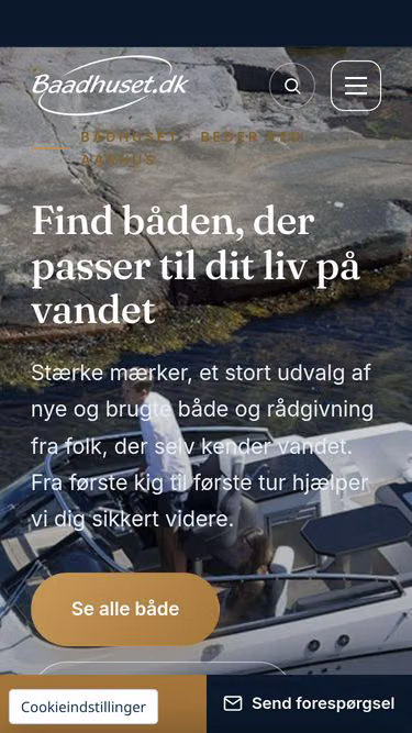 Screenshot of grandezza.dk
