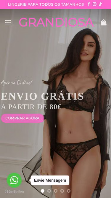Screenshot of grandiosa.pt
