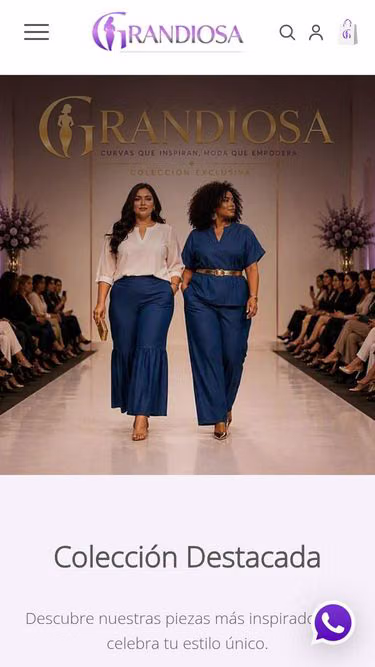 Screenshot of grandiosa.shop