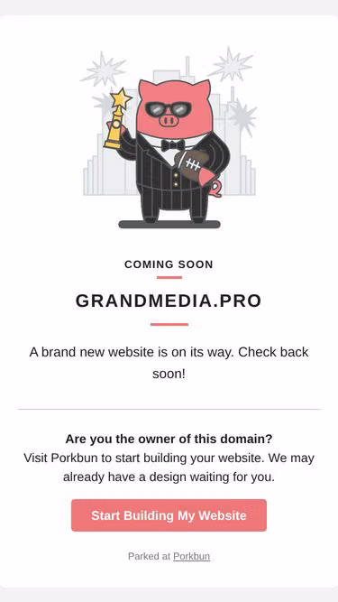 Screenshot of grandmedia.pro