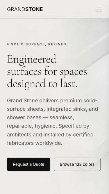 Screenshot of grandstone.co