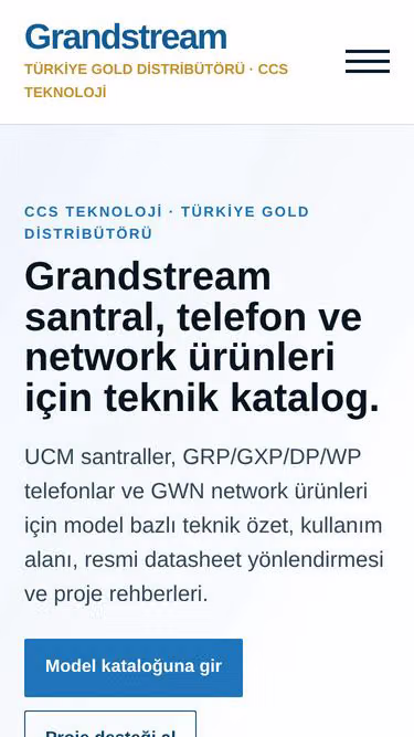 Screenshot of grandstream.info