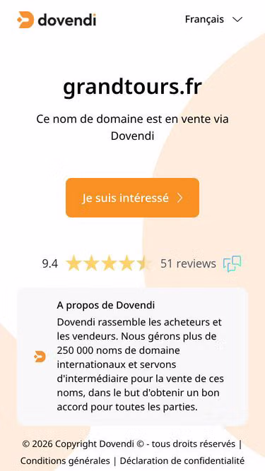 Screenshot of grandtours.fr