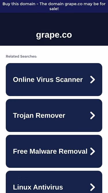 Screenshot of grape.co