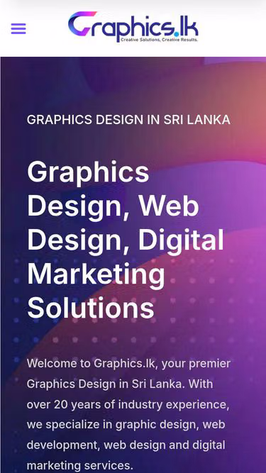Screenshot of graphics.lk