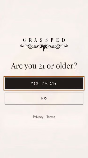 Screenshot of grassfed.la