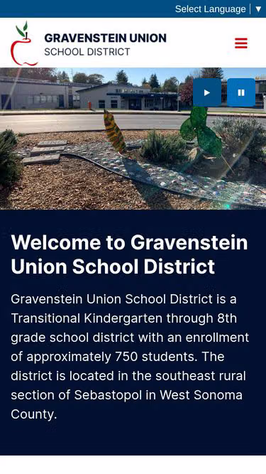Screenshot of grav.k12.ca.us