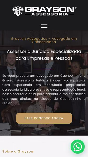 Screenshot of grayson.com.br