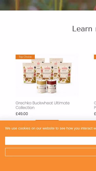 Screenshot of grechka.co.uk
